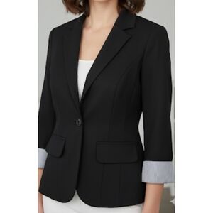 Icy Fashion Classic Black Suit Jacket, M GUC